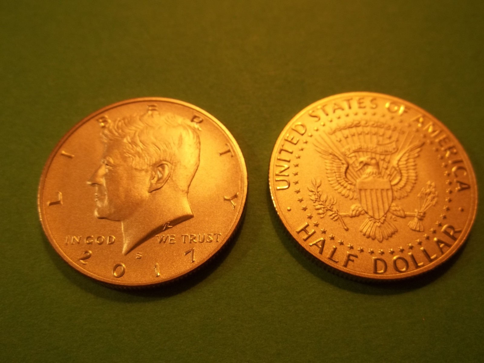 2017 S  Enhanced   Uncirculated Coin  Kennedy Half Dollar