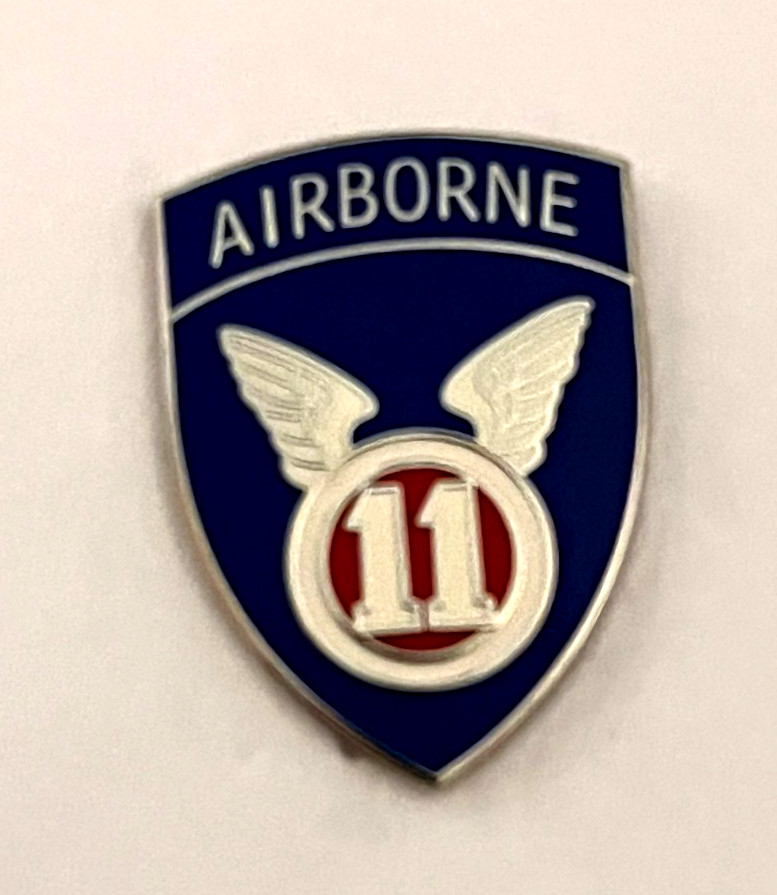 US ARMY 11th AIRBORNE HAT or LAPEL PIN (P163)