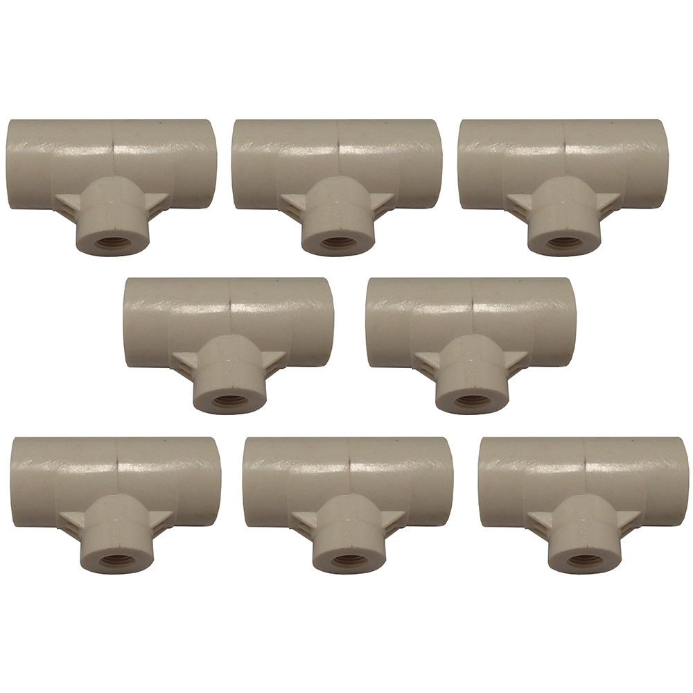 8 Water Drinker 1/2" PVC Fitting for Waterer Cups or Nipples for Chicken/Poultry