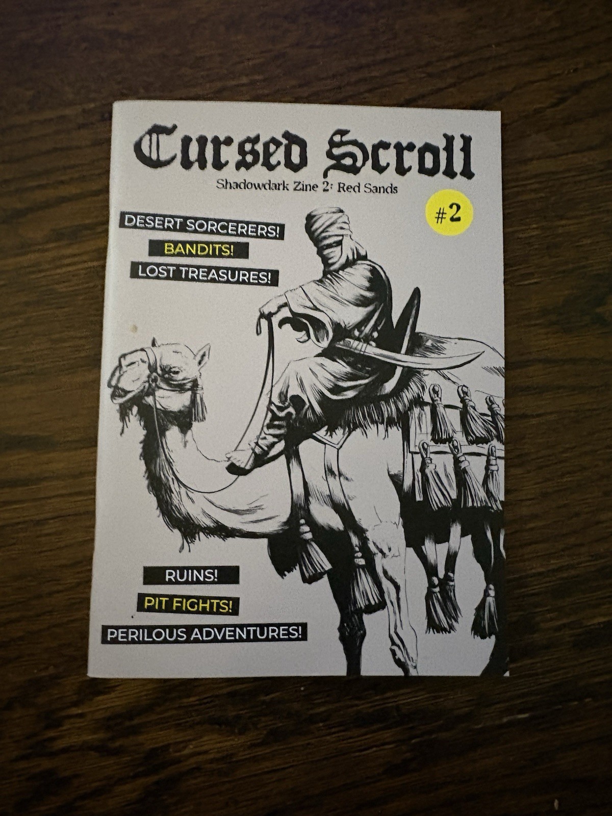 Cursed Scroll #2 Shadowdark RPG Zine - (Used - Perfect) | RPG DnD AD&D