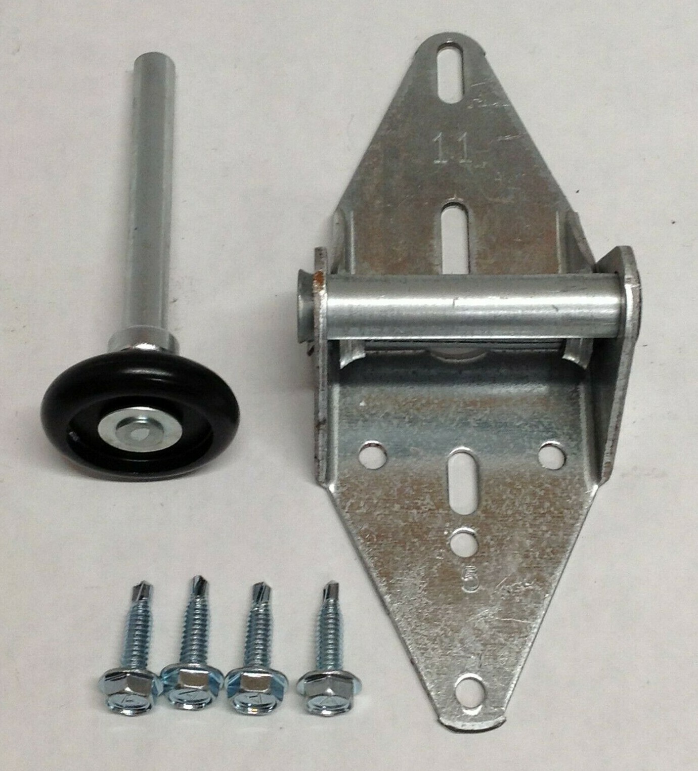 #5 Hinge 11ga w/ 2" Nylon Roller w/ Self Tap Lags Garage Door Commercial Parts