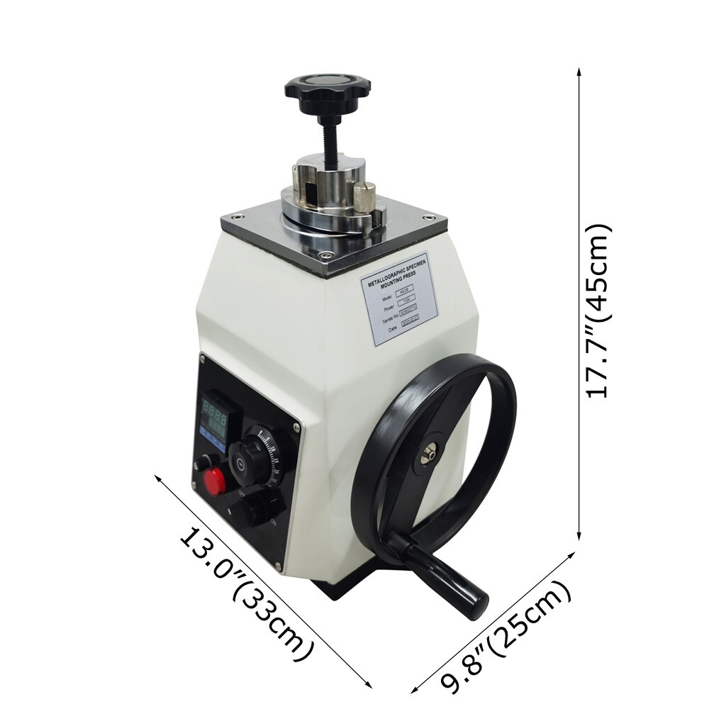 110V Metallographic Specimen Mosaic Machine 45mm Diameter Mounting Press Machine