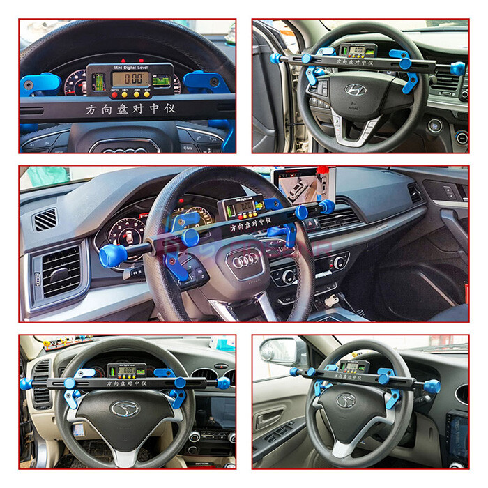 Adjustable Car Steering Wheel Alignment Tools Leveling Holder Alignment Tool