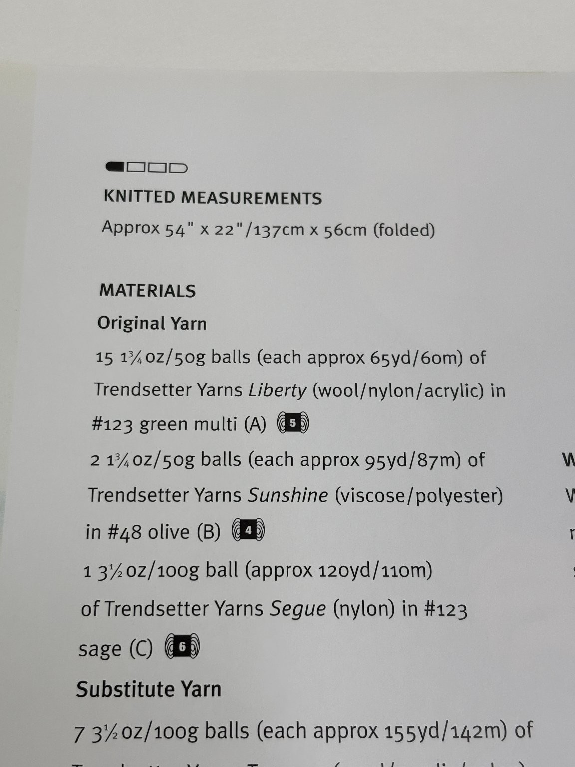 Oversized Wrap Knitting Pattern Book Pages