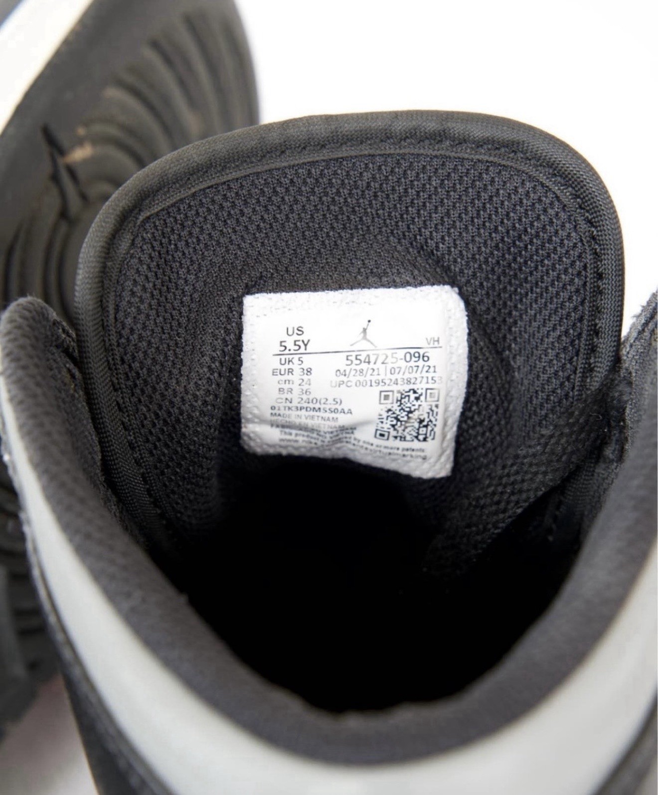 JORDAN Air Jordan 1 Mid "Shadow" Mini & Me Bundle (5.5Y + 7C)