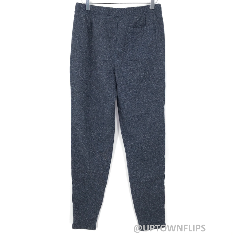 Eddie Bauer Mens Pants Medium Jogger Sweatpants Lounge Zip Pocket Blue