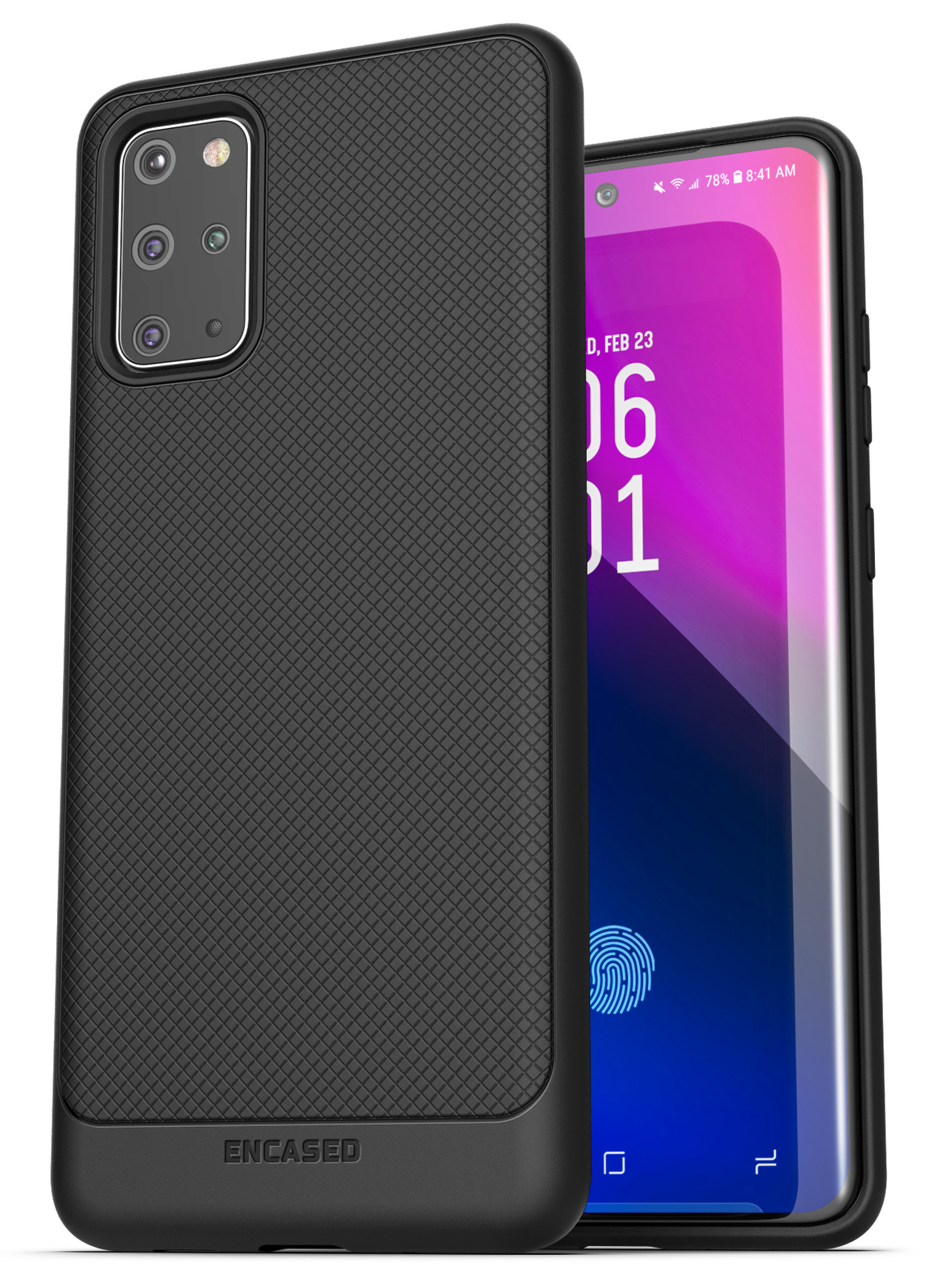 For Samsung Galaxy S20 Plus Case Slim Thin Grip Phone Cover 6.7 - Black