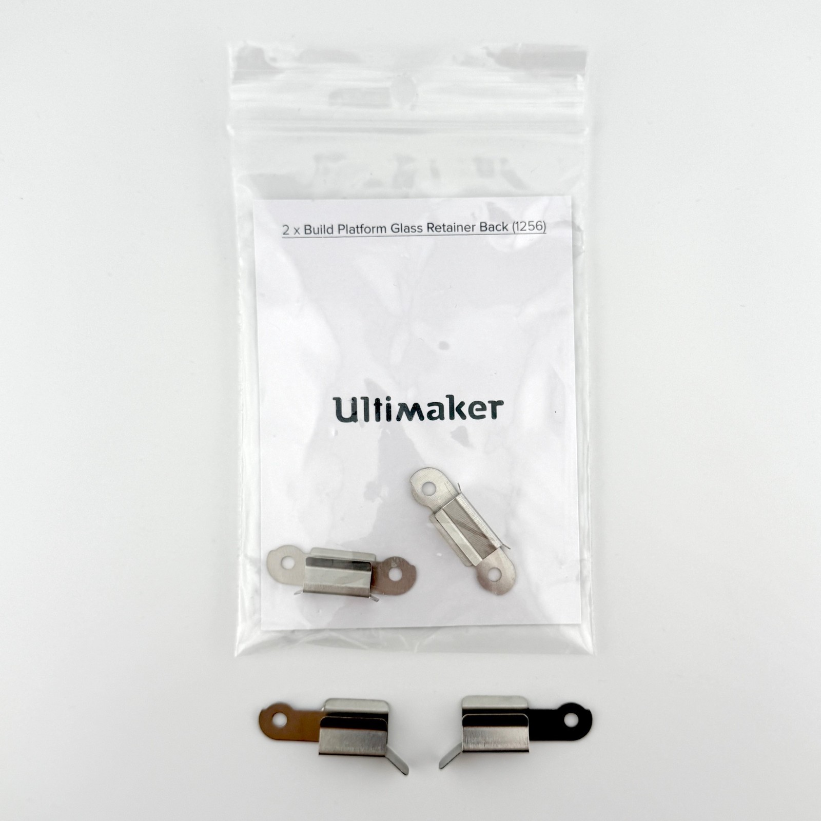 Ultimaker Build Platform Glass Bed Retainer Clips Front & Back Kit - *NEW*