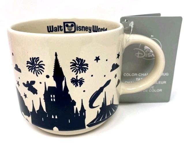 NWT!! Walt Disney World Park Icons Color Changing Mug Castle Spaceship Earth