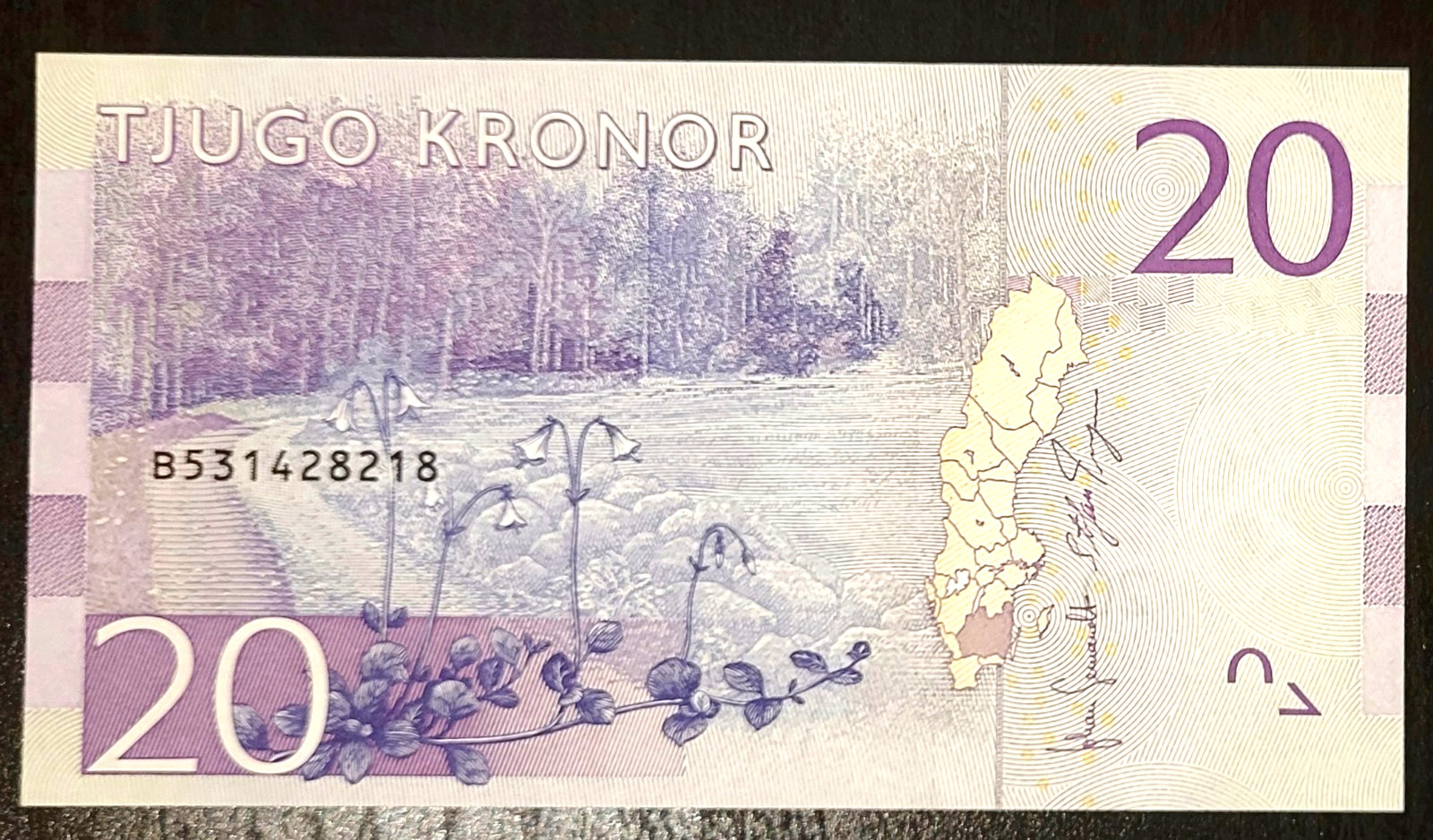 SWEDEN - 20 KRONOR 2015 UNC P 69a