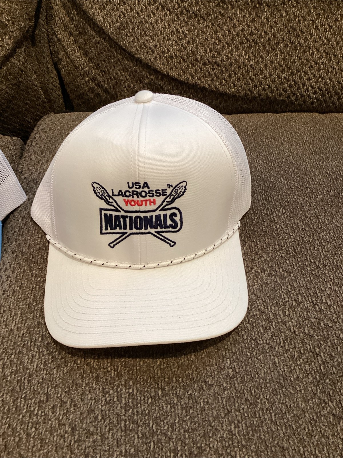 USA Lacrosse Youth Nationals Pacific Headwear SnapBack Trucker Hat New No Tags