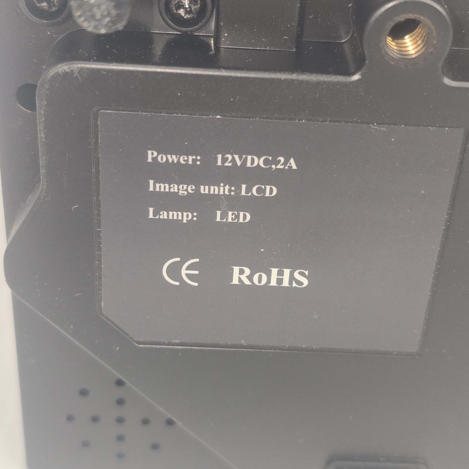 Mini LED LCD Projector 12V HDMI USB AV Portable Home Theater Untested