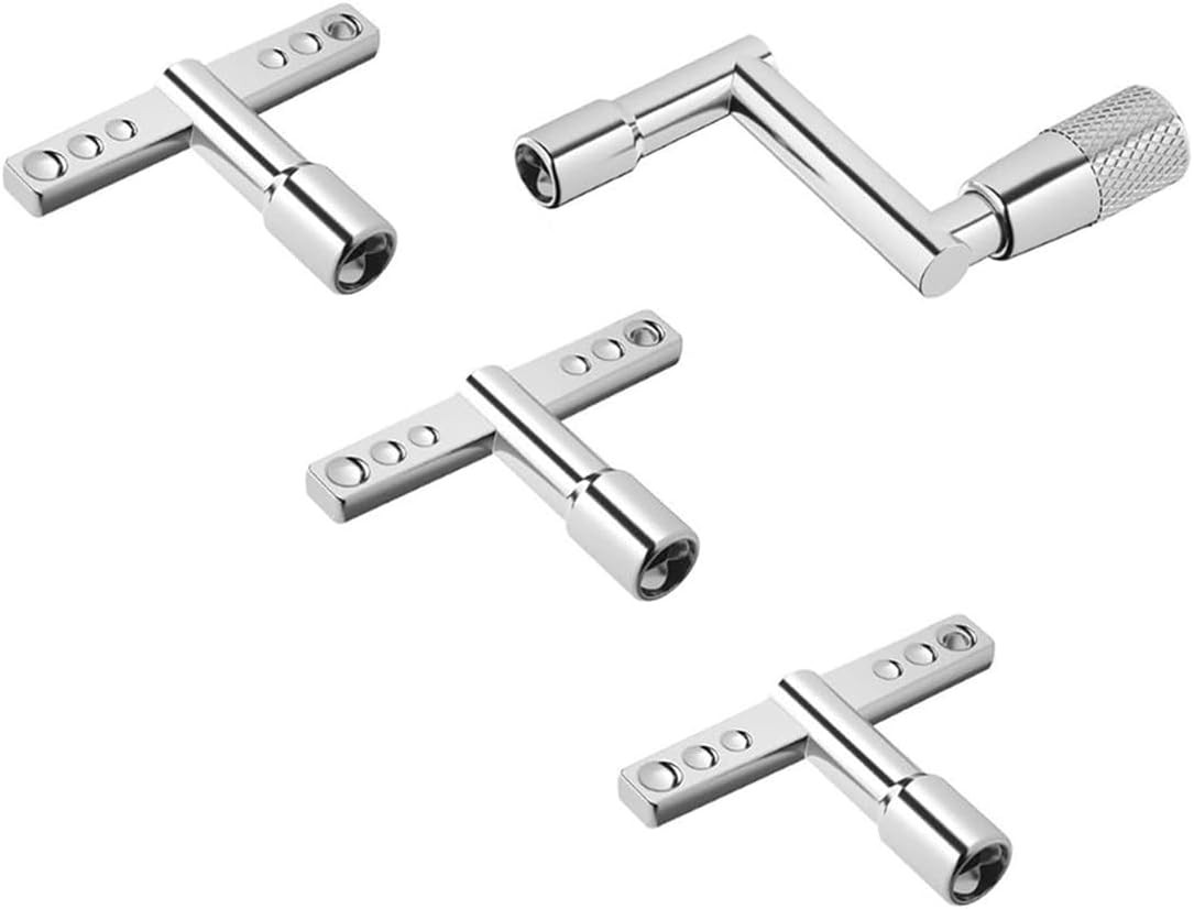 Drum Tuner Key Tool Tuning Keys Drill Bit Wrench Replacement Parts Accessories