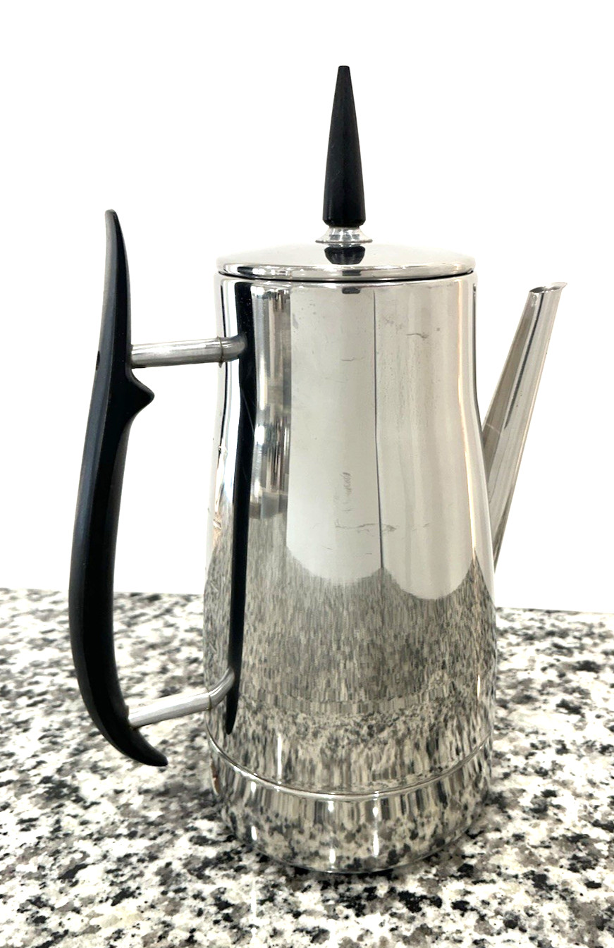 Vintage MCM Society "Easy Flo" 4-10 cup Percolator Coffee Pot Beautiful! EUC