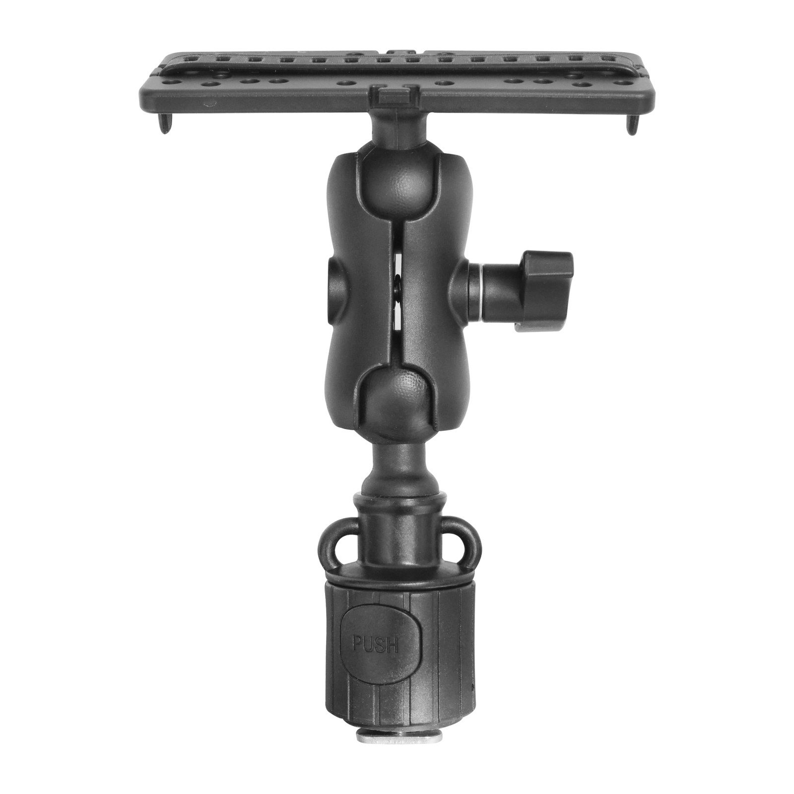 Upgrade Universal Fish Finder Mount Round Base, 360° Rotation Ball-Mount Fish Fi