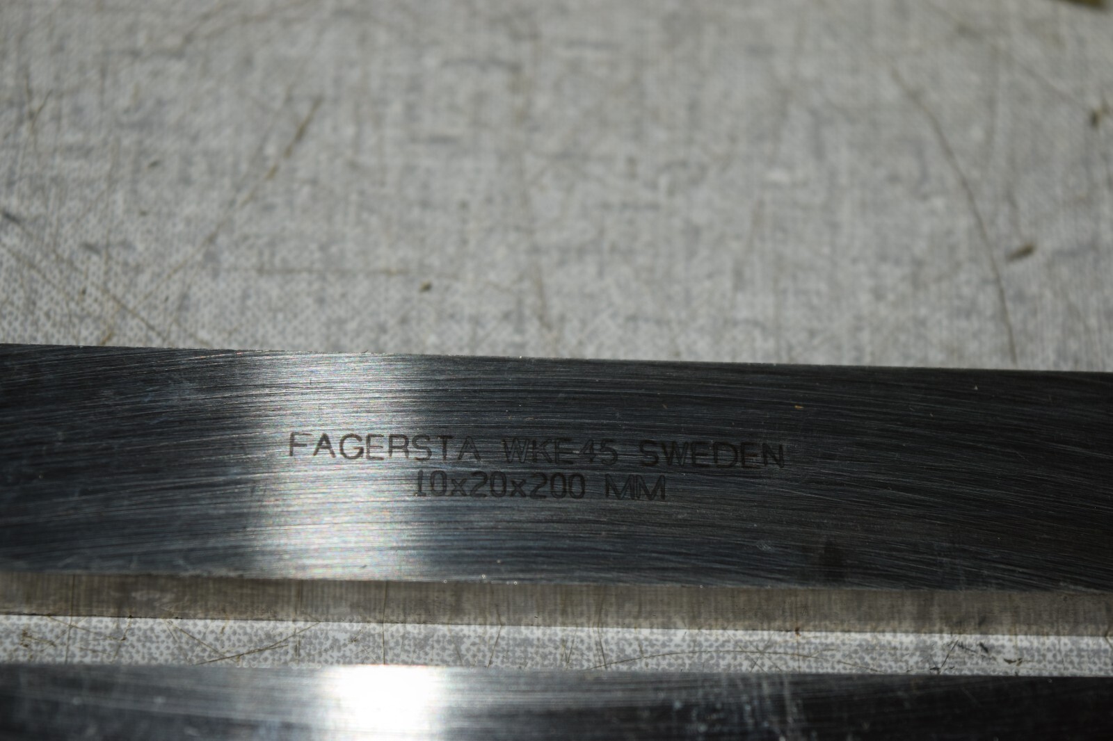 Fagersta Seco WKE45 10x20x200MM Blank Tool Bits Lot of 4
