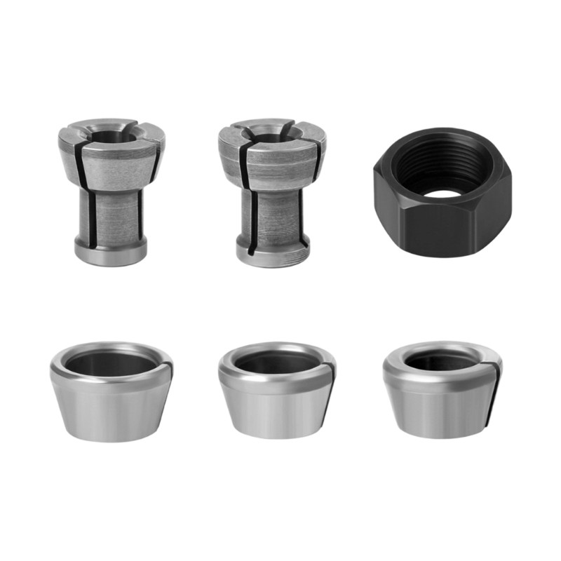Comprehensive Multiple Size Chuck Kit for Woodworking and Engraving Applications