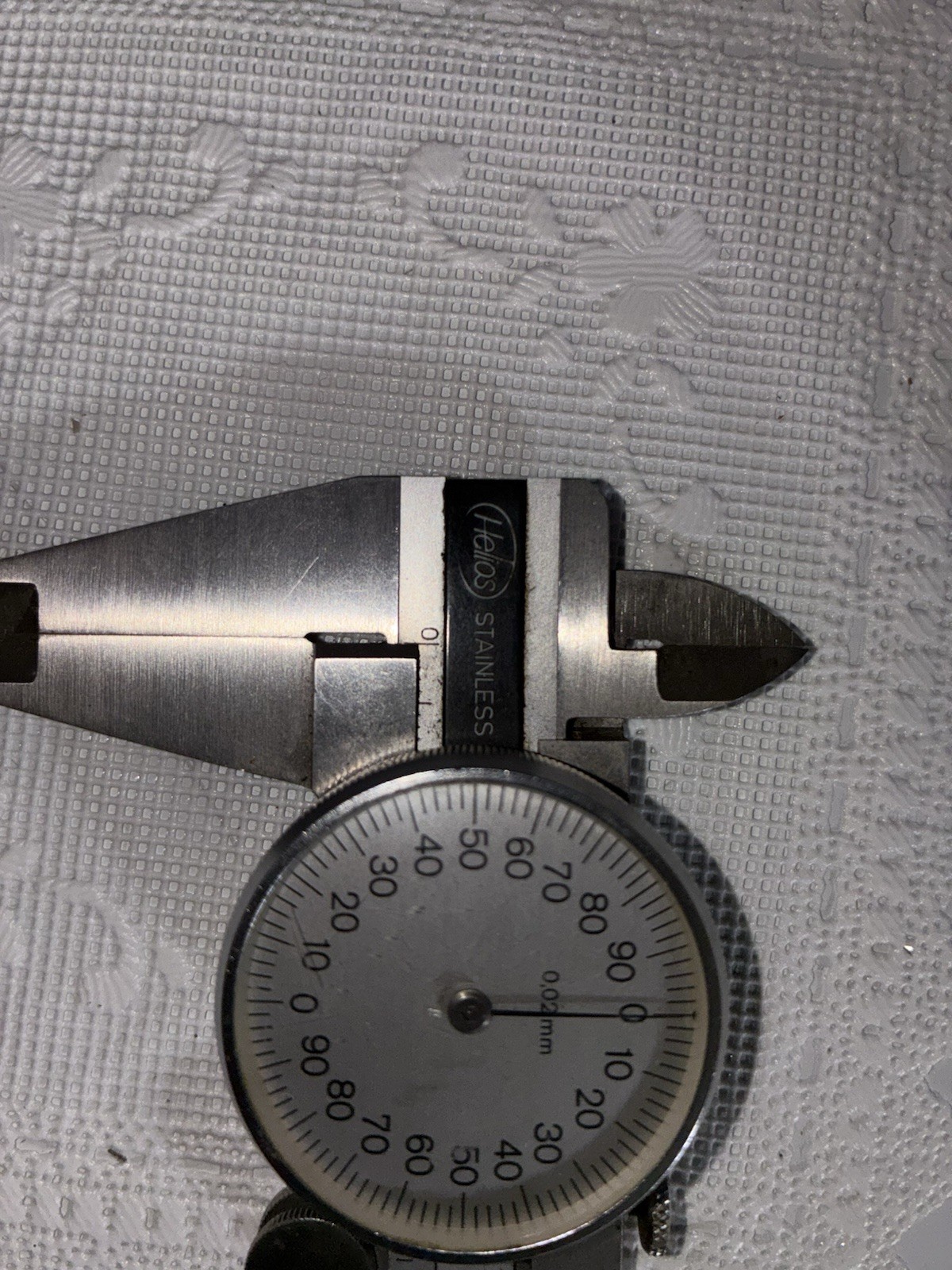 Helios Dial Caliper Silver Face, 5" - VINTAGE