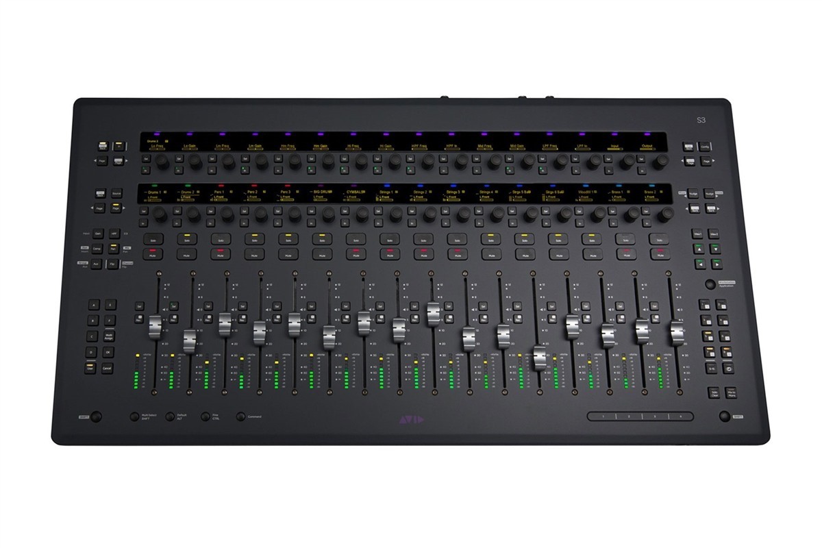 Avid Pro Tools S3 Control Audio Interface Eucon Enabled Controller- Black