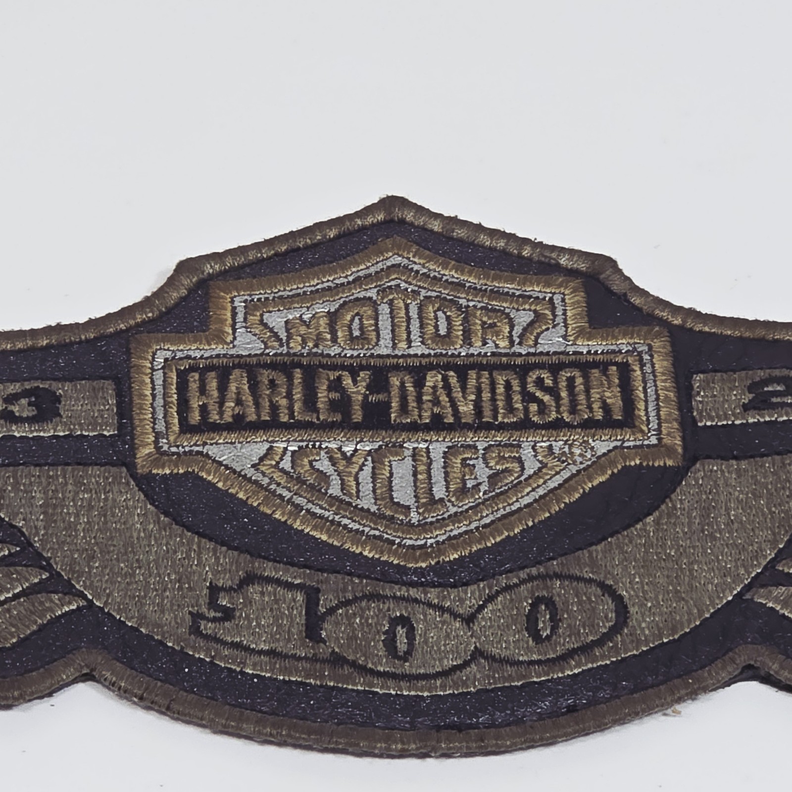 Harley Davidson Motorcycles 100 Year Anniversary Patch 1903 2003 10 inch