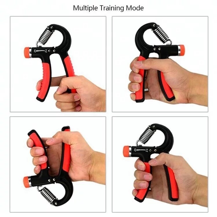 Hand Grip Strength Power Trainer Gripper Strengthener Adjustable Gym Exerciser