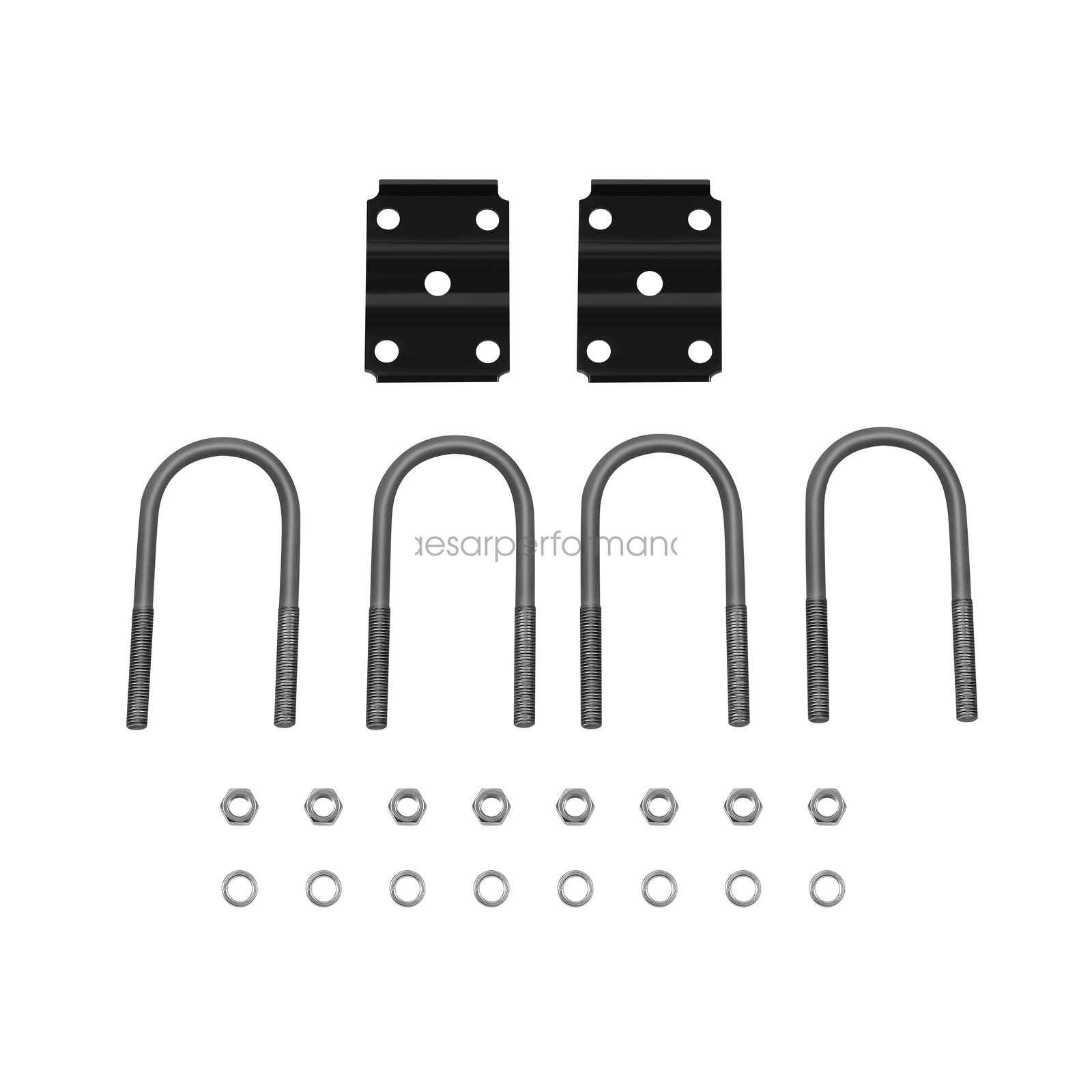 New trailer U bolt kit for 5200-7000lbs 3" Round Axle 7" long 1/2" dia -20080