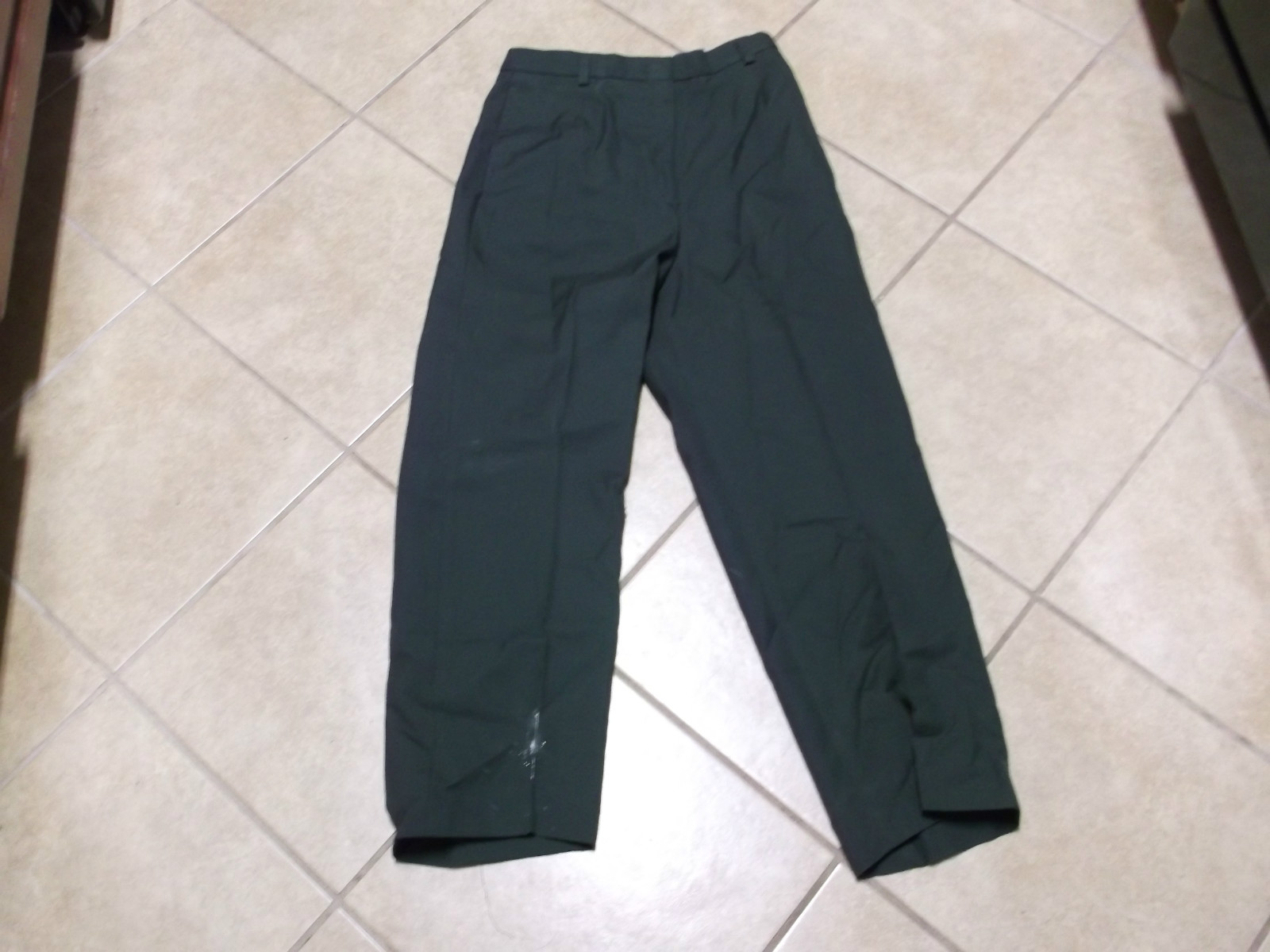 US ARMY WOMAN GREEN 489 SLACKS PANTS SIZE 12JT