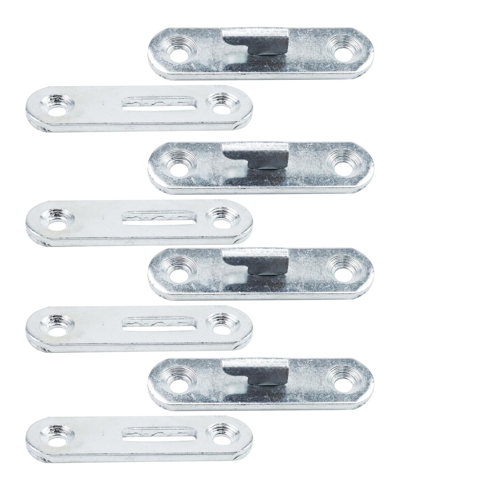 4 Sets 3-Inch Bed Rail Fasteners Wood Bed Rail Connecting Fittings Hooks