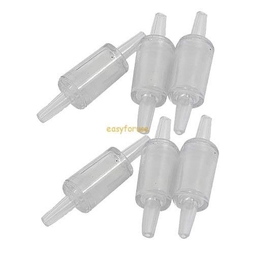 6pcs Aquarium Air Pump Check Valve For Air Filter Sponge Filter