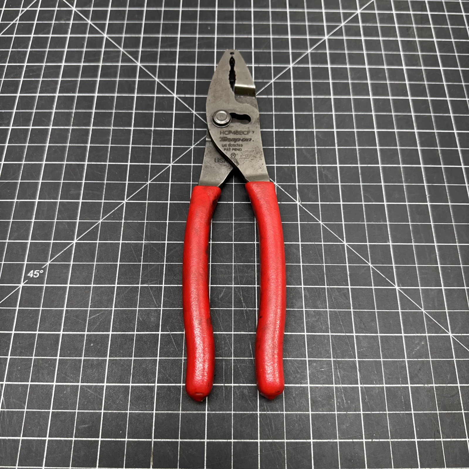 SNAP ON ™ TOOLS USA RED HANDLE 8" Universal Hose Clamp Pliers HCP48BCF H1