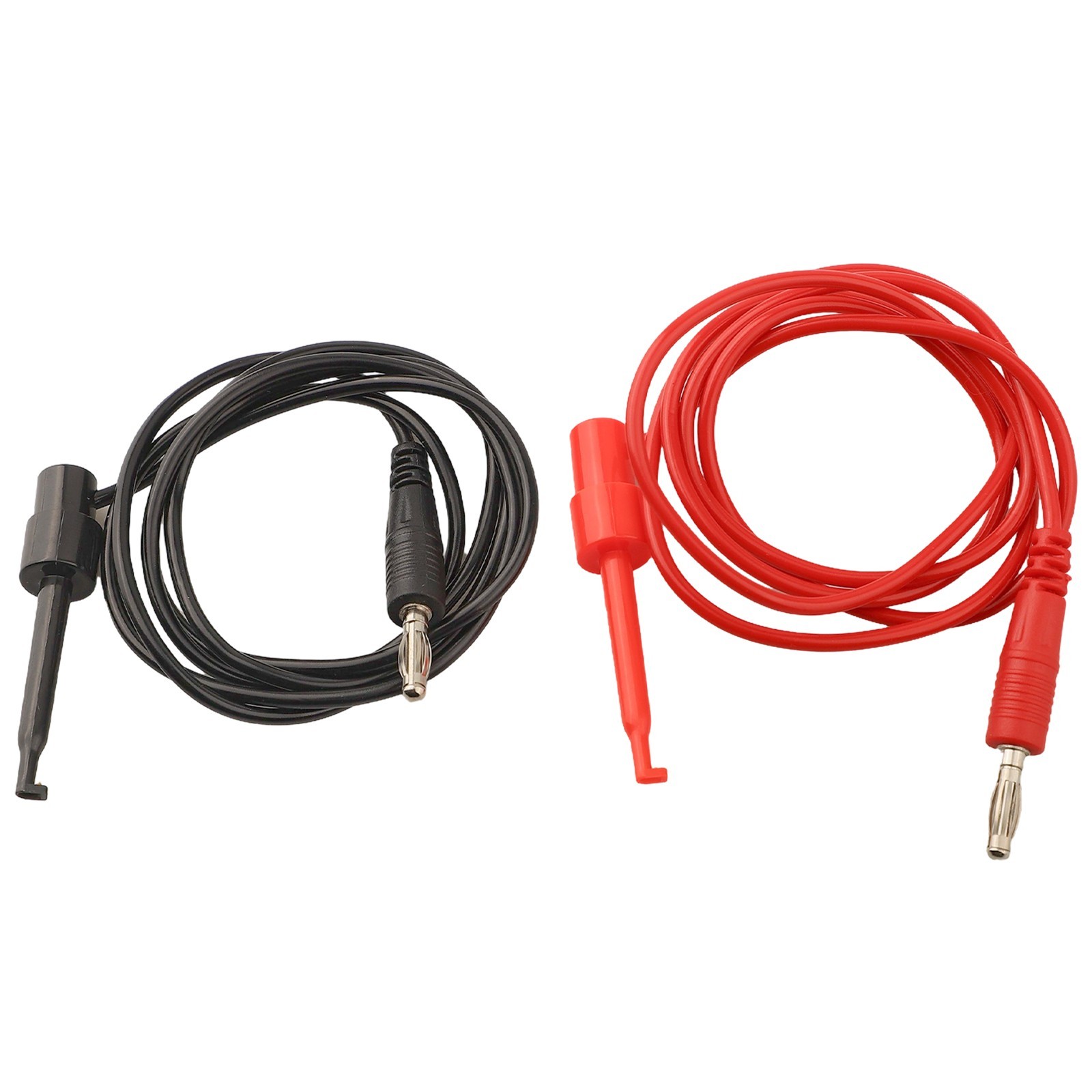 Simplified Electrical Tests Dual Pack of 4mm Banana Connectors and Hooks