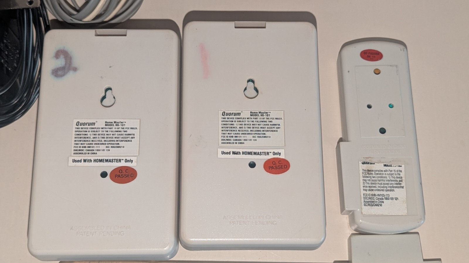 Quorum Home Master HM-100 Security System *PLEASE READ*