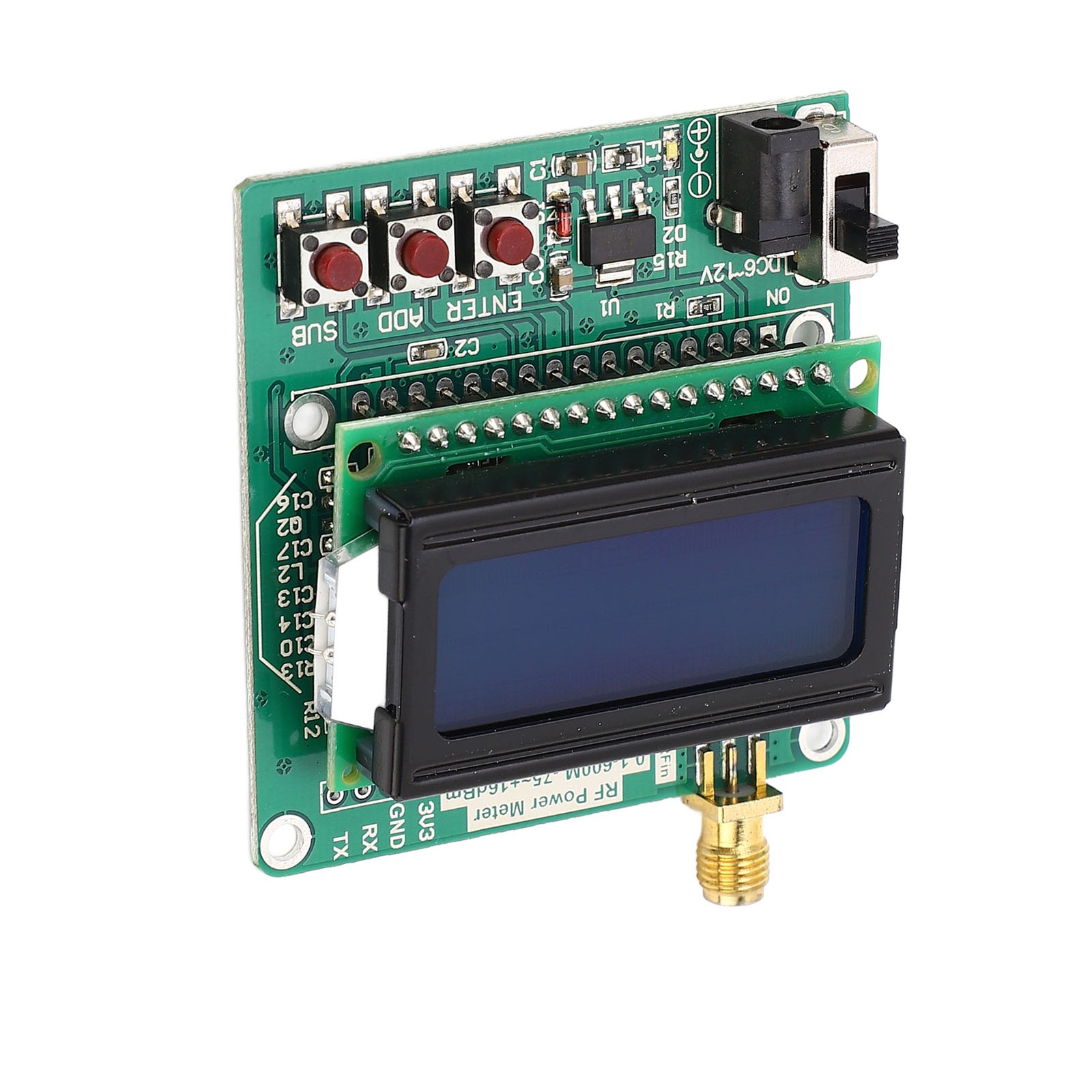 RF Power Meter Digital Display Settable Power Attenuation Logarithmic Detector ˇ