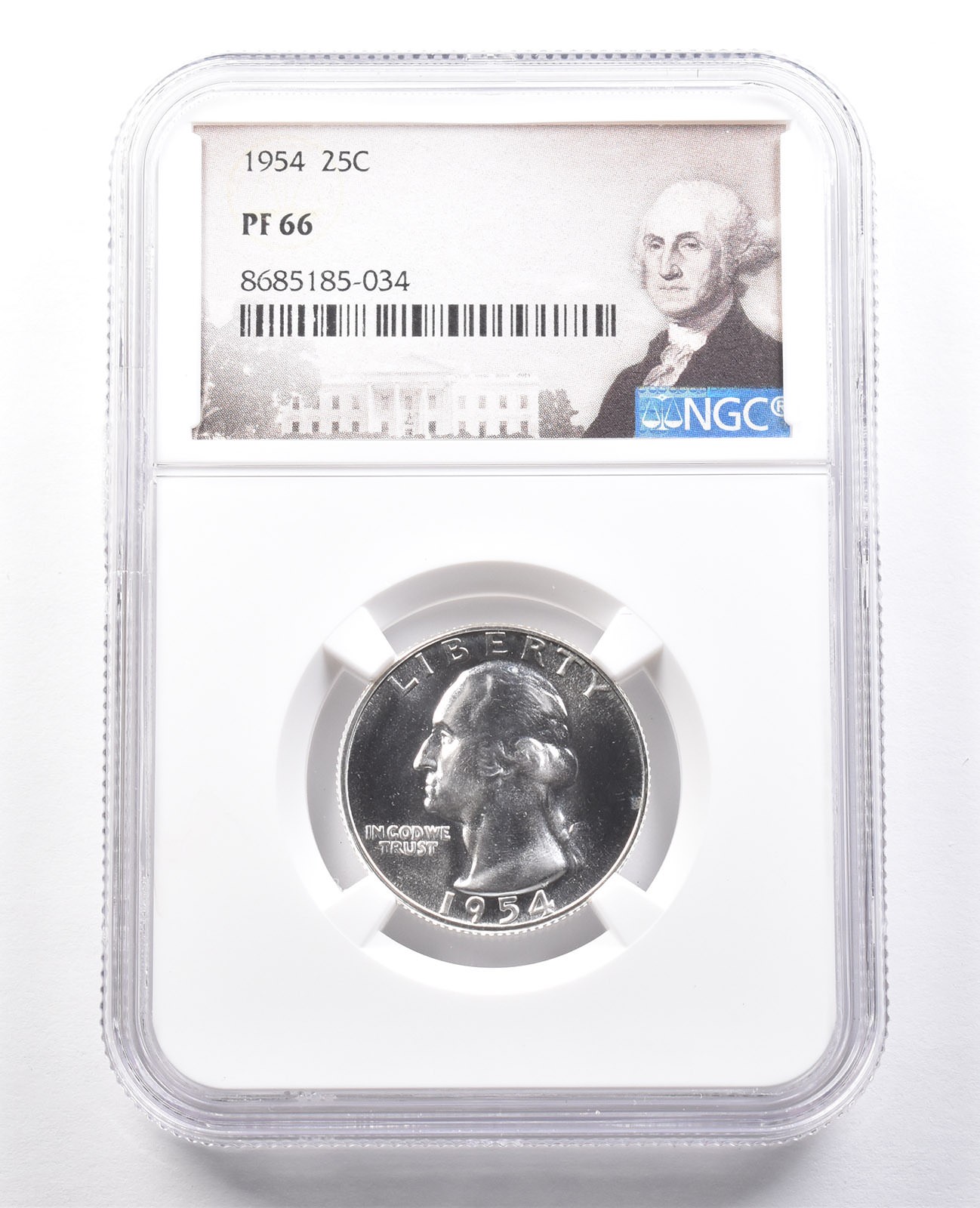 1954 Washington Quarter PF66 NGC Special Label