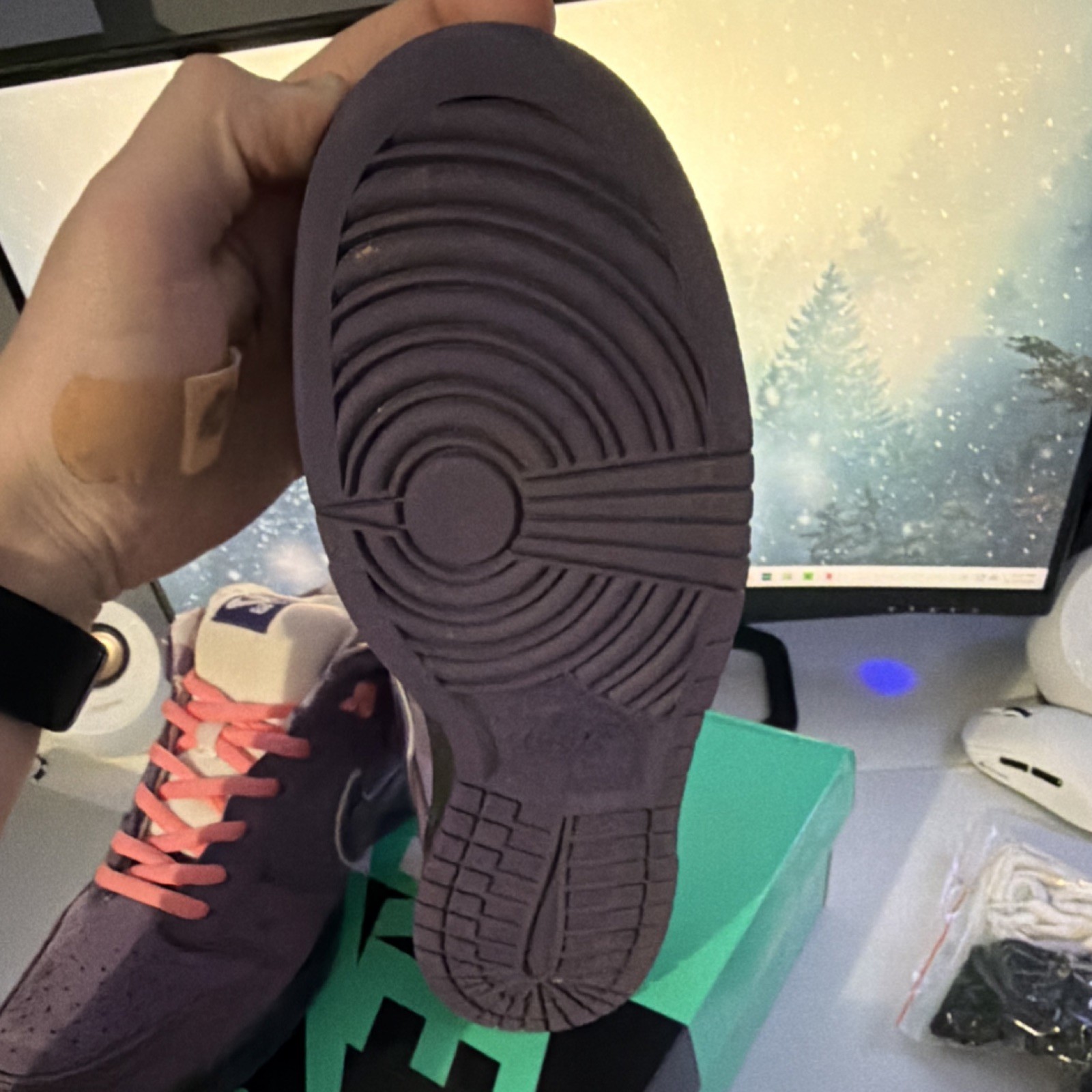 Nike SB Dunk Low purple lobster