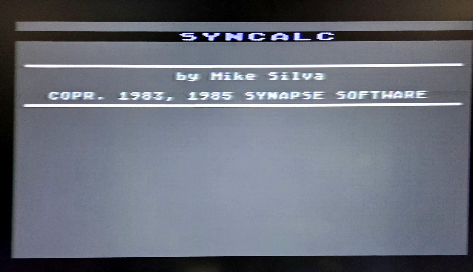 SynCalc, SynFile+, SynTrend with SynStat & SynGraph by Synapse for Atari