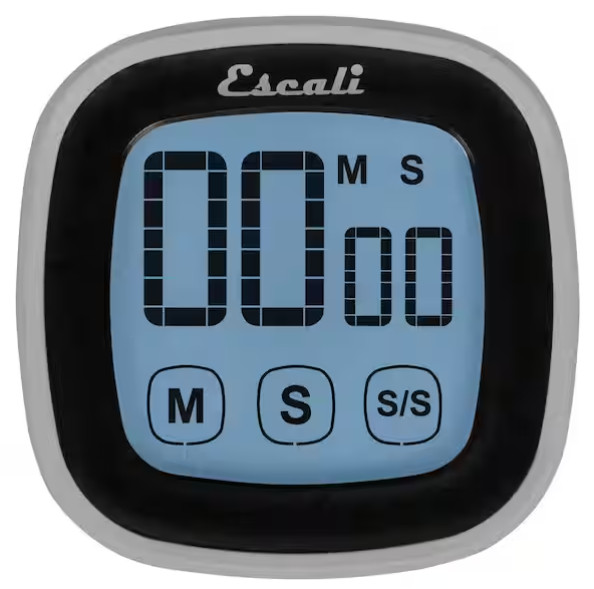 Black Touch Screen Digital Timer