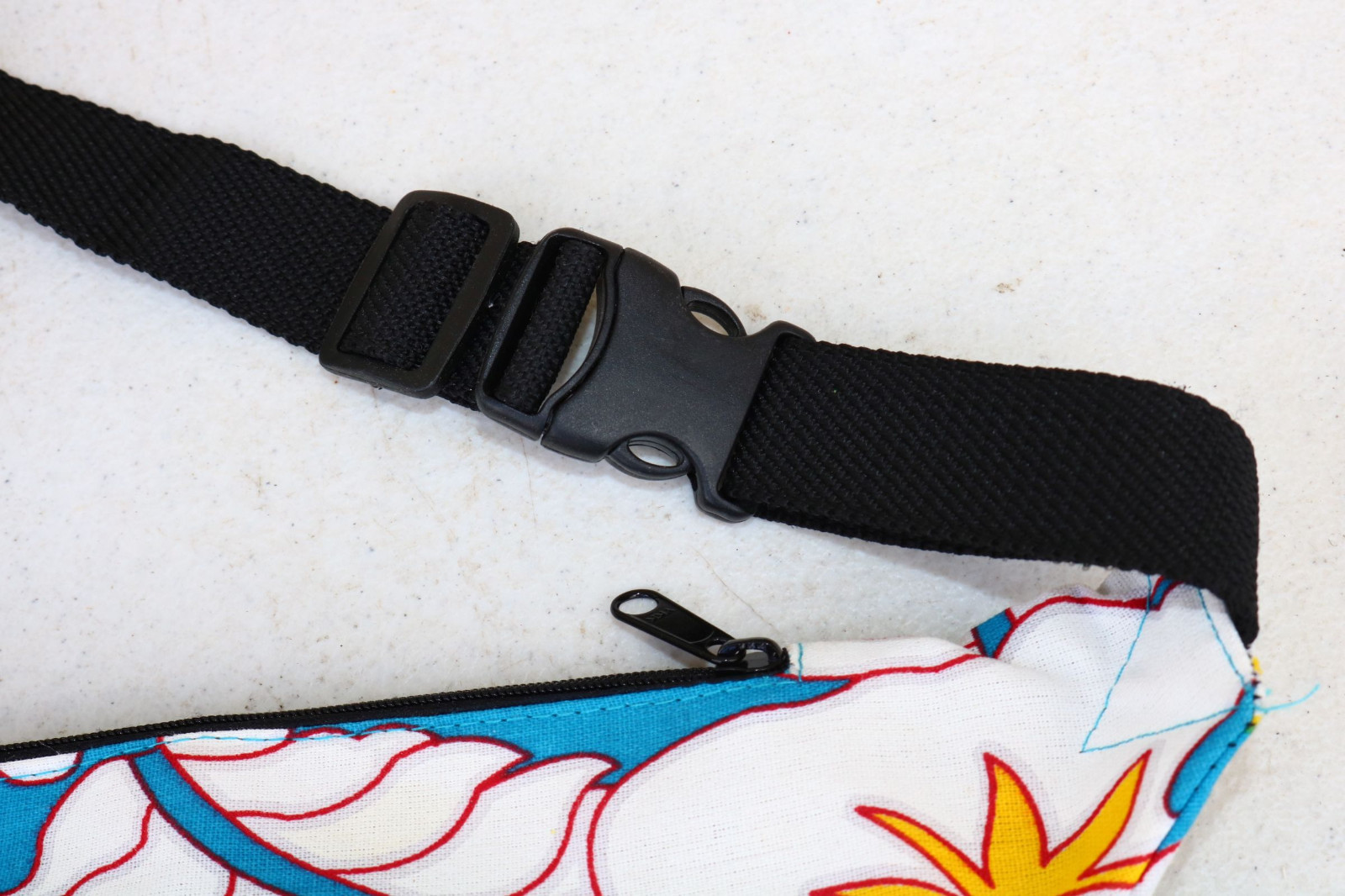 Bag PACK WAIST Fanny Belt Small Vintage Miami Beach Blue Yellow COSPLAY props XP