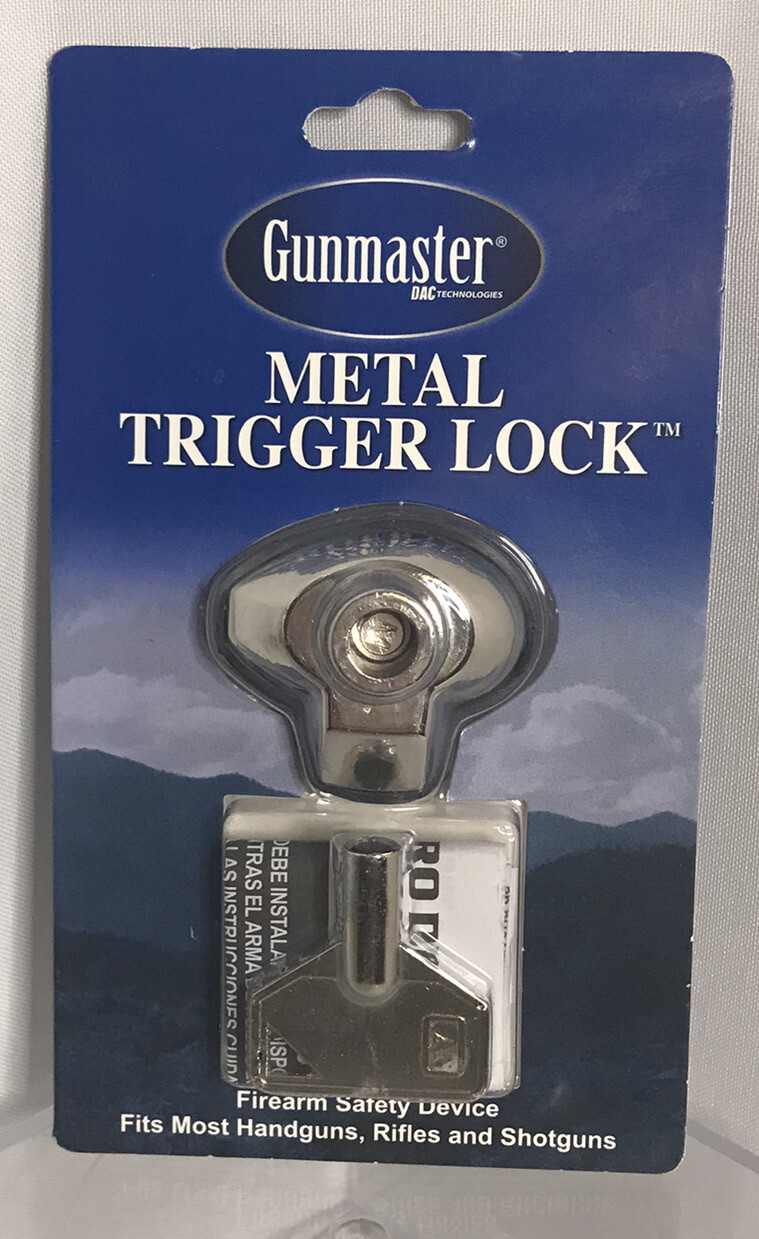 Gunmaster 38294/MTL099 Hardened Steel Metal Trigger Lock (Single Lock) New