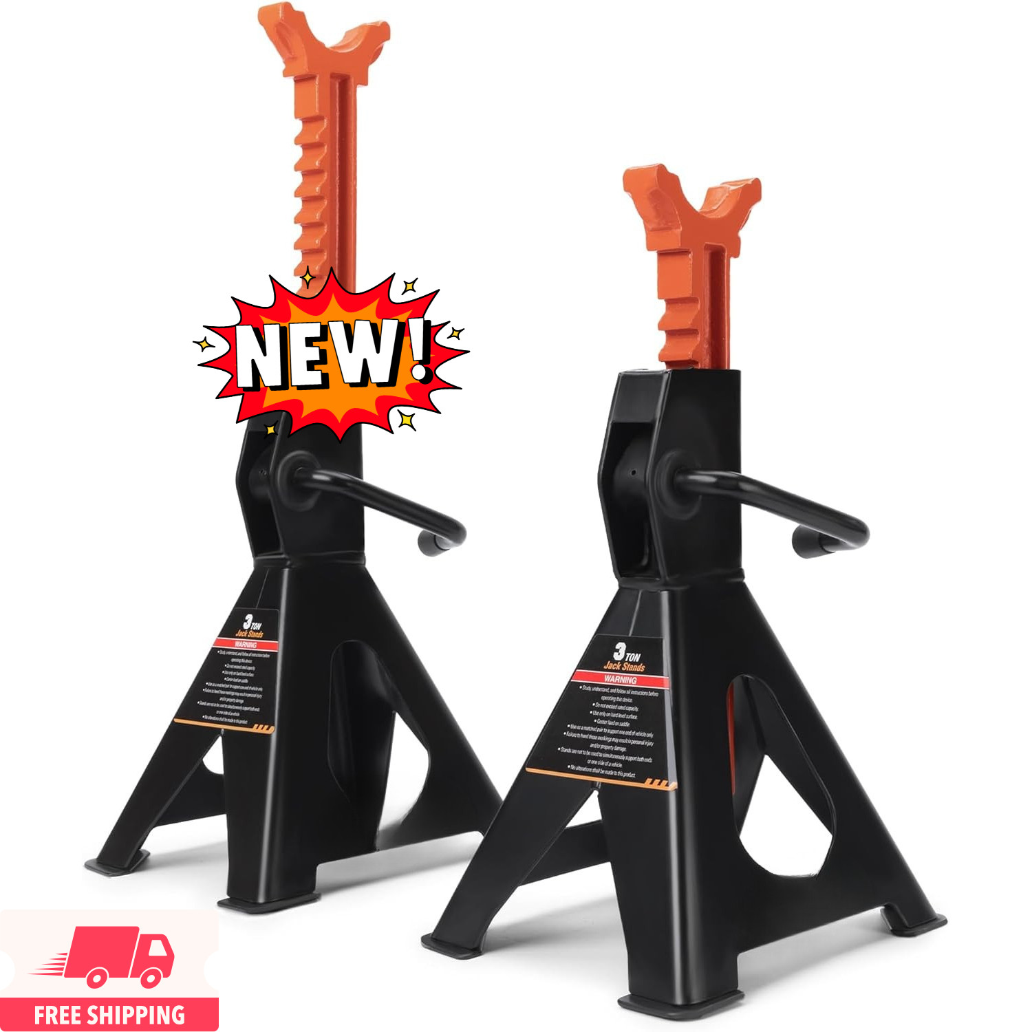 Soportes para Gatos de 3 Toneladas, Soporte Extra Alto para Gatos de Auto, Altur
