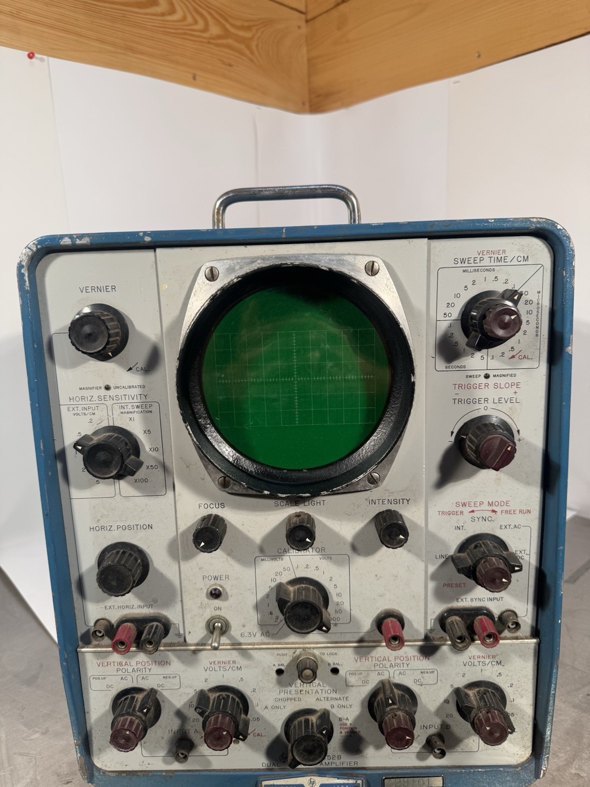 HP Hewlett Packard Model 150A Oscilloscope | UNTESTED AS IS