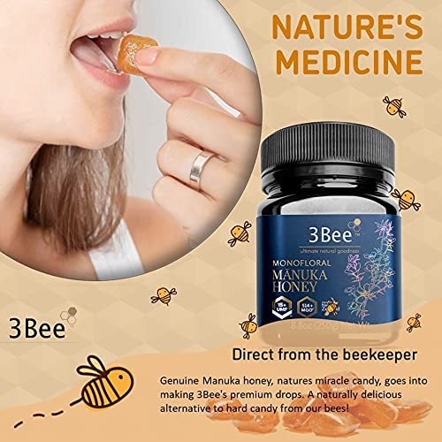 Manuka Honey Drops 400+ MGO with Ginger & Lemon