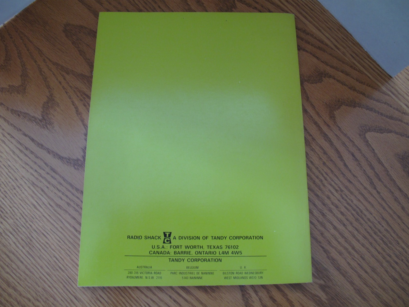 Vintage Radio Shack Computer Programming Book Basic 1977