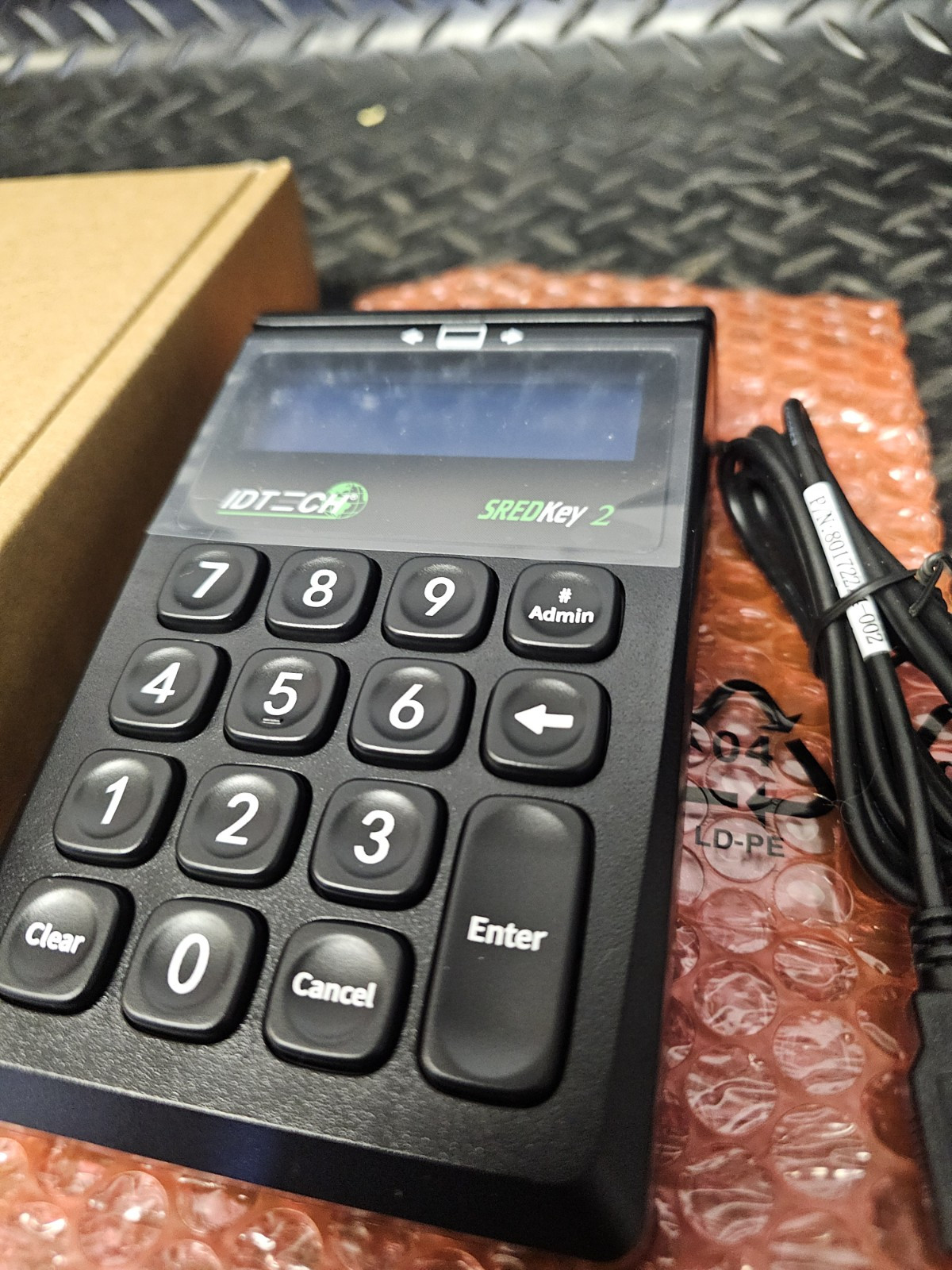 🔥New🔥 ID Tech SREDKey 2 KeyPad Card Reader IDSK2-535E
