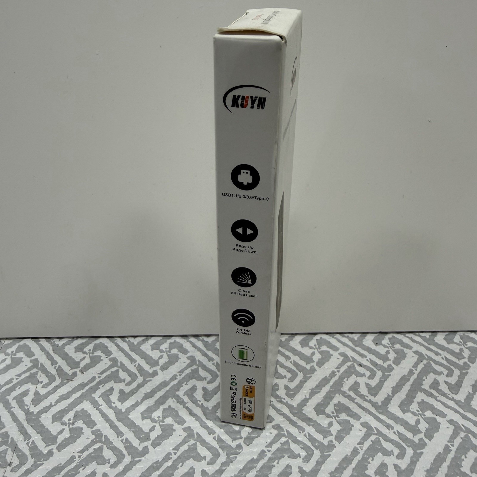 Wireless Presenter KUYN Remote Clicker for PowerPoint Keynote 2.4GHz