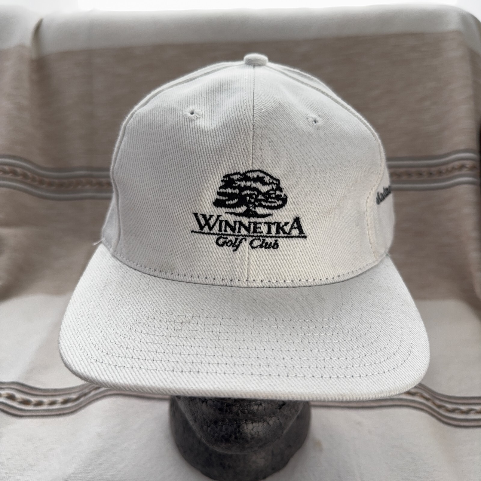 Winnetka Golf Club Hat White Nike Mens Adjustable May Madness 1998 Dad Cap