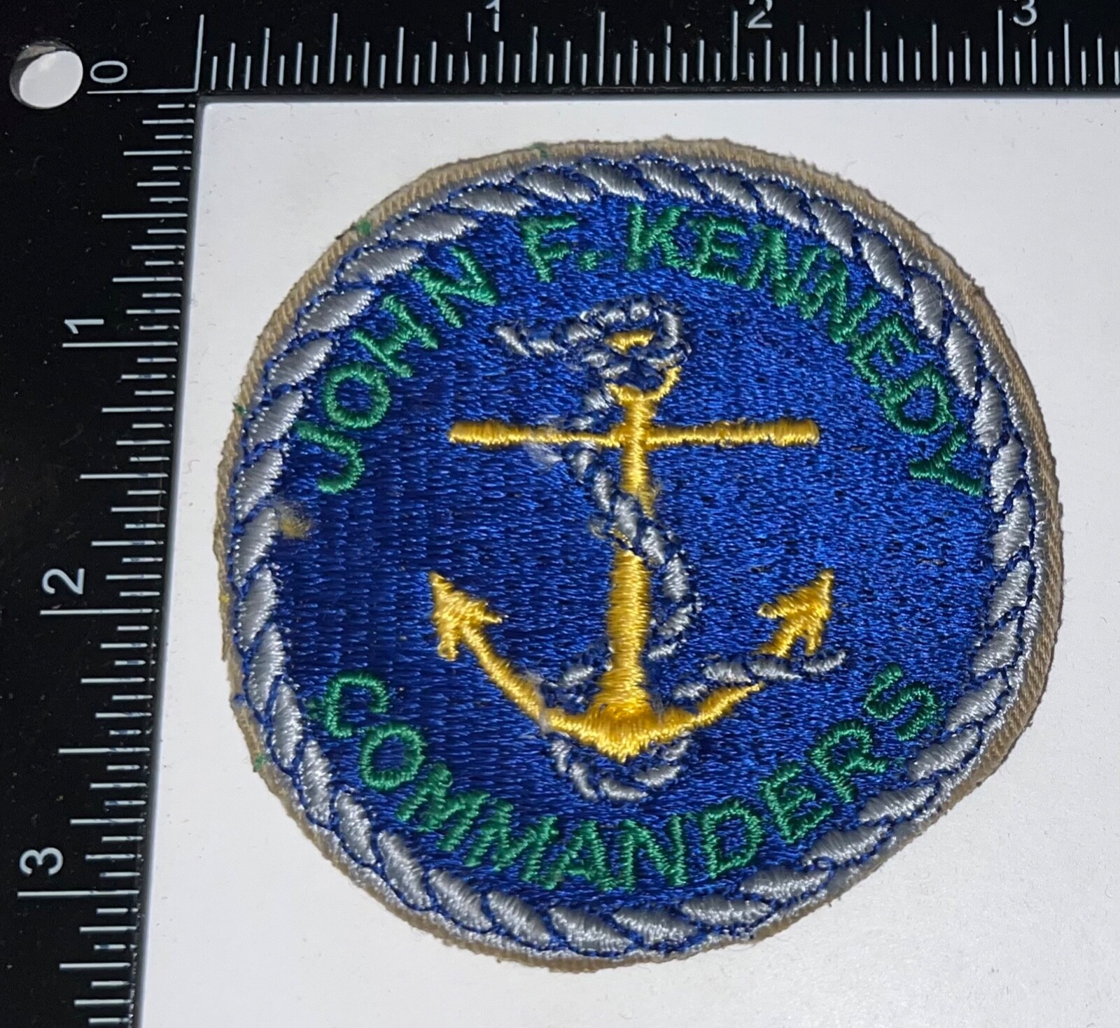 USN US Navy John F Kennedy Commanders CV-67 Aircraft Carrier Patch