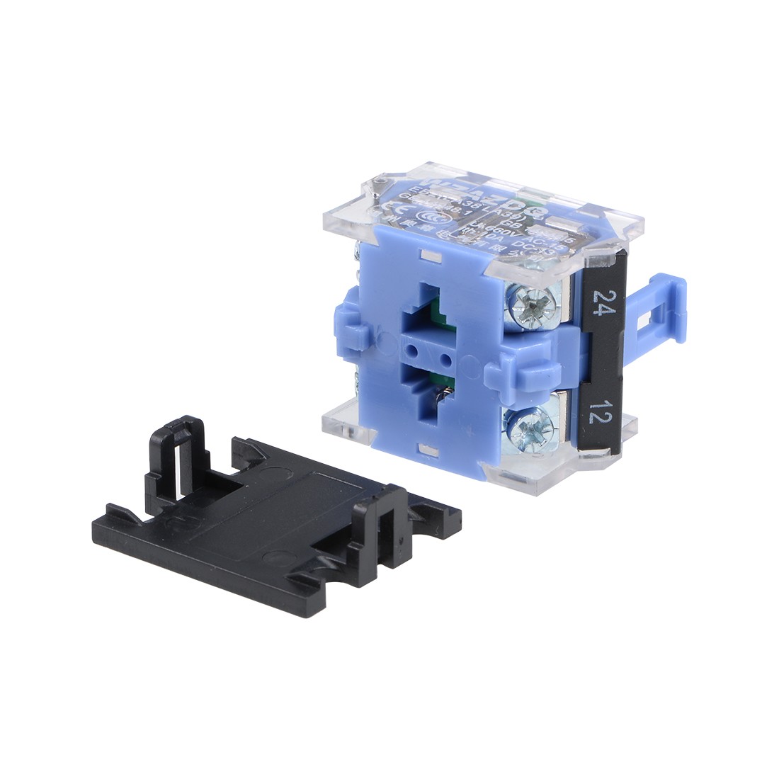 Rotary Selector Switch 2 Positions 2NO Self-Lock Latching AC 600V 10A