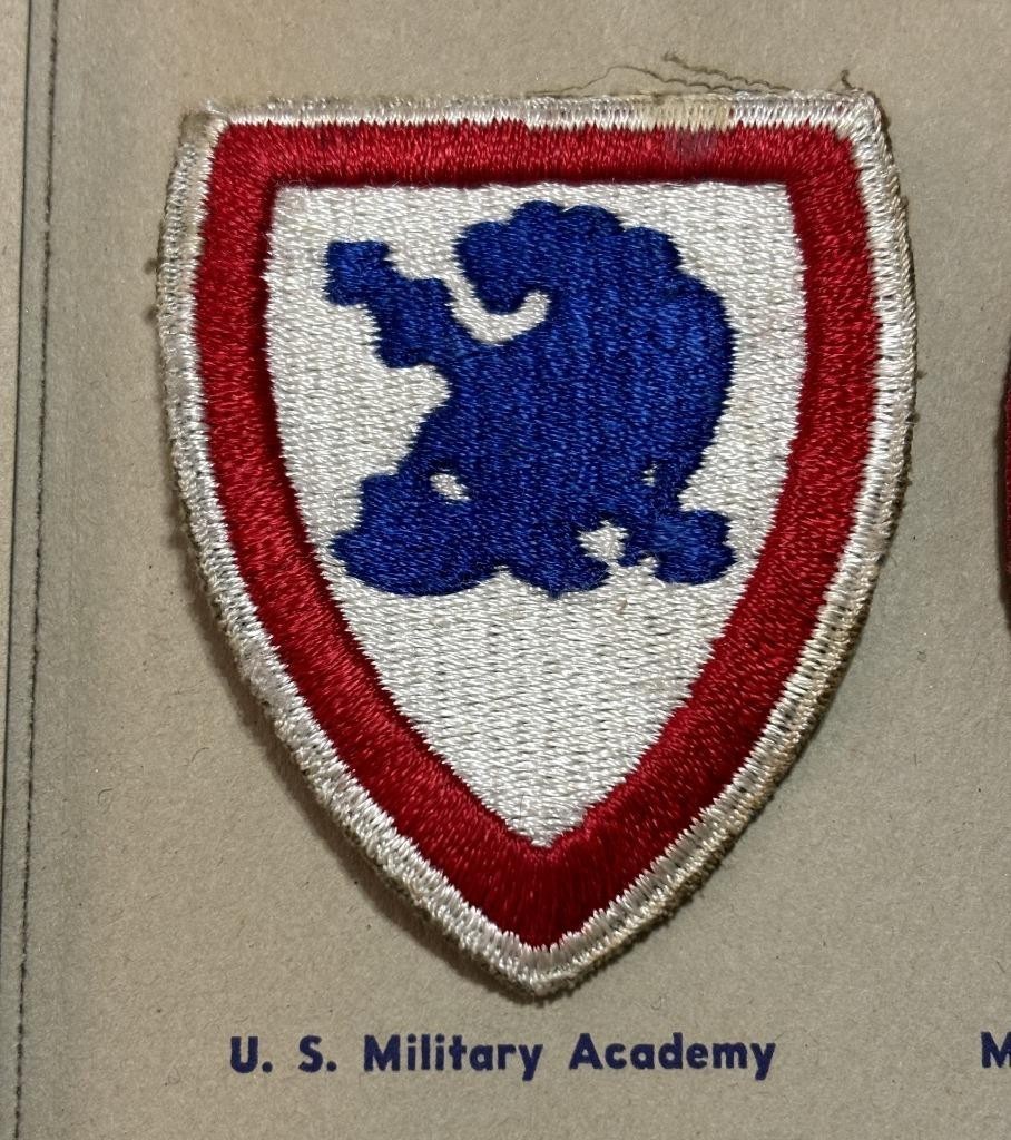 G W Lawrence Collection US Military Academy Patch Inv 3-1