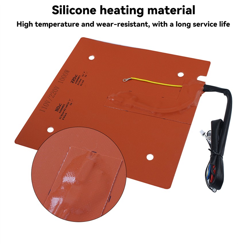 3D Printer Dual-Voltage Silicone Heating Pad for Anycubic Kobra S1 Combo
